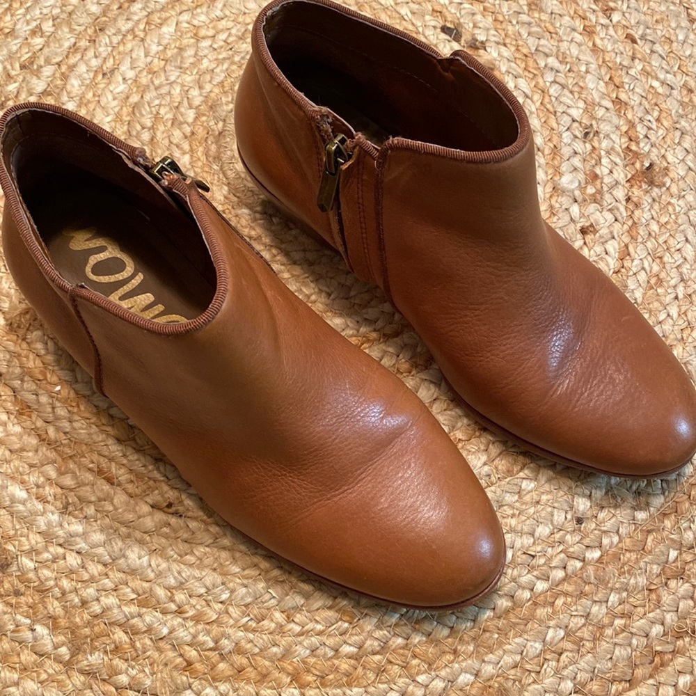 Sam Edelman brown leather Booties